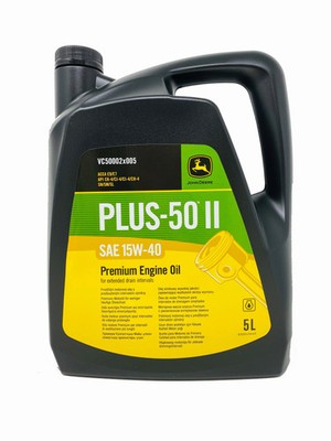 5Liter original John Deere Plus 50 II 15W-40 E9 Motoröl OEM