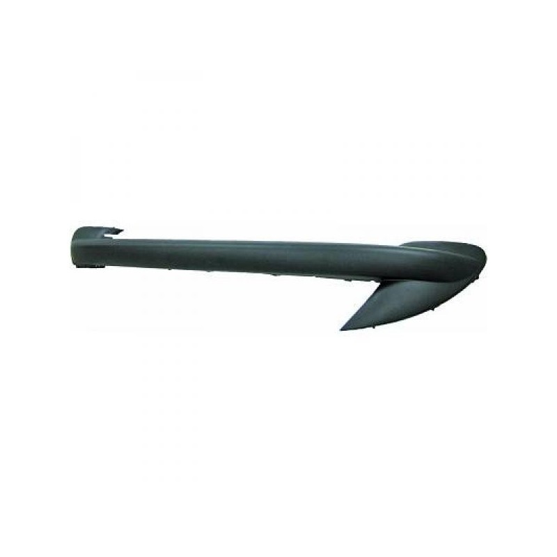 Moulure de pare-choc avant noir pour Peugeot 206 PLUS après 2009