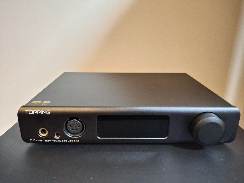 TOPPING DX7 Pro Black Headphone Amp ES9038PRO Hi-Res DAC w/ Original Box Japan