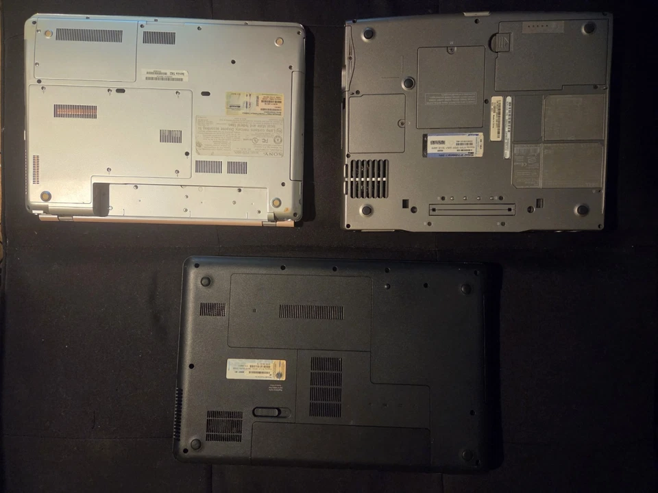 LOTE Laptop Dell Inspiron 600m, Sony VAIO PCG-5G3L, Compaq Presario CQ57 Foto 2 de 4