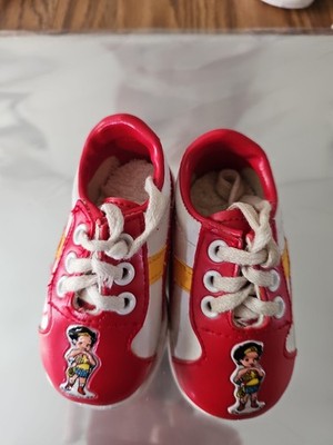 WONDER WOMAN SUPER HEROES SNEAKERS SUPER FRIENDS RARE 1978 KIDS SIZE 1