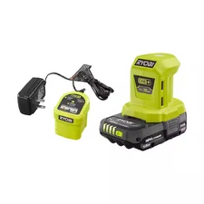 ONE+ 18V Cordless Portable Power Source Starter Kit with 1.5 Ah Battery and Char