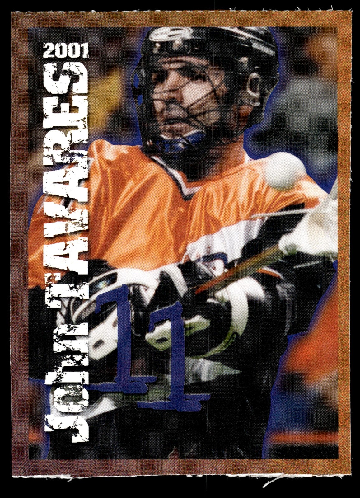 John Tavares 2001 NLL Buffalo Bandits Team ISet Buffalo Bandits #