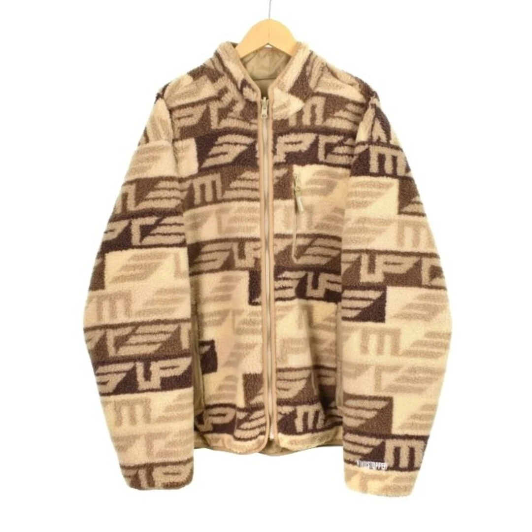 Veste polaire réversible WINDSTOPPER Supreme 22AW Geo L beige AA occasion 205f610925