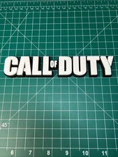 3D Printed Call Of Duty Logo Sign Display Fan Art Video Game