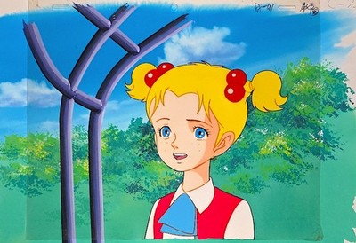Hello SANDYBELLE Anime Cel ساندي بيل  TOEI  1981 Bell production background