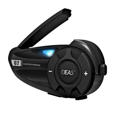 Q2 Motorcycle Helmet Bluetooth Intercom Full Duplex FM CVC Motorbike Headset