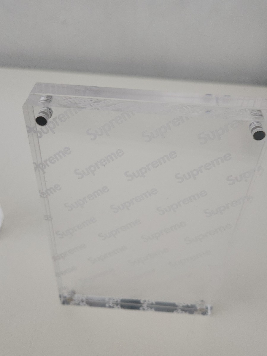 フォトフレーム Supreme 19SS Acrylic Photo Frame Set SS19 Supreme Acrylic Photo Frame (set of 2) clear Accessory