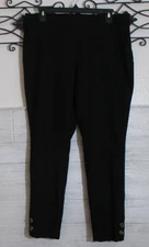 Counterparts Women's Pants Size L Black Elastic Waist