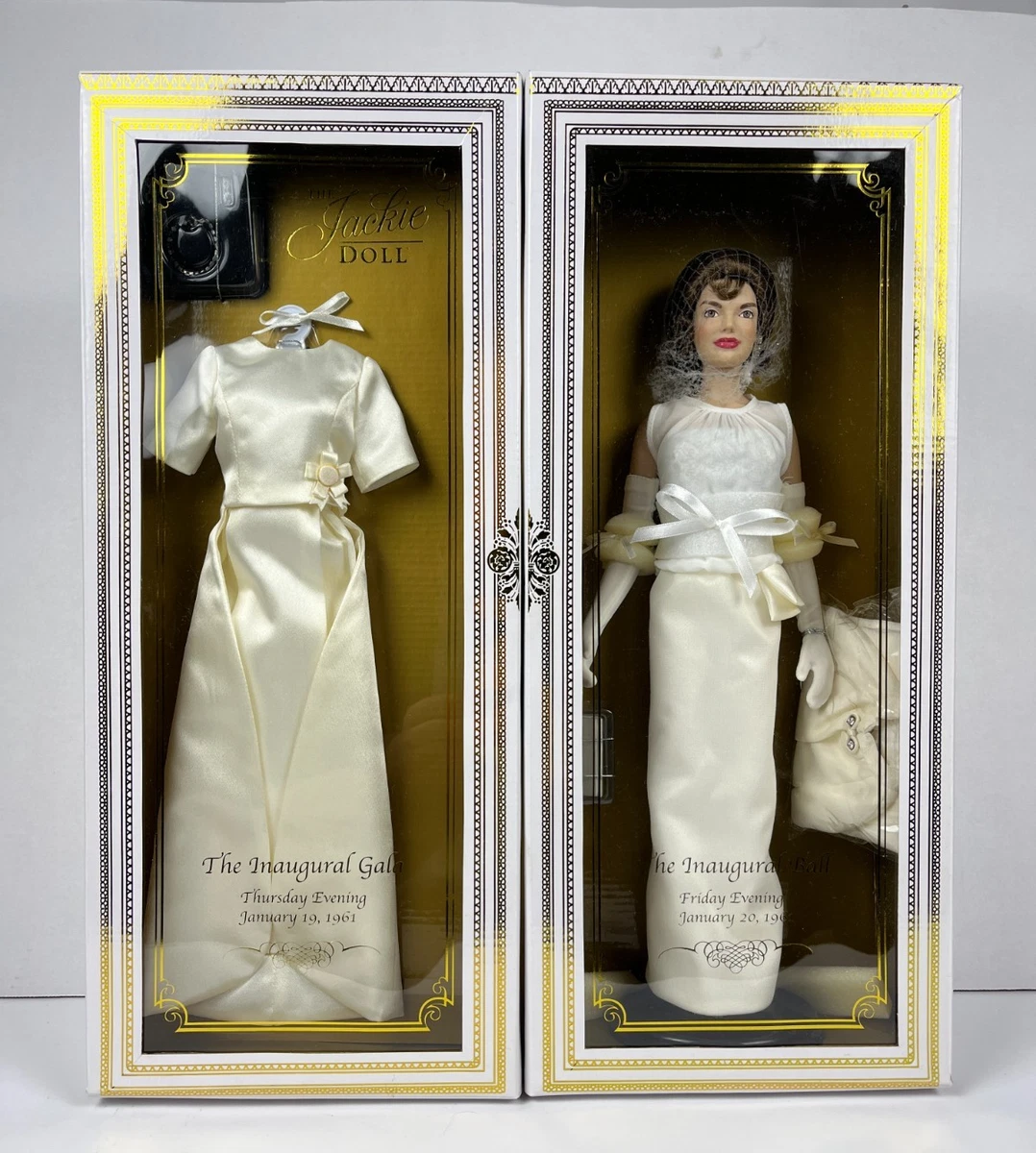 NRFB Franklin Mint Jackie Kennedy Doll 50th Anniversary Inaugural Collection