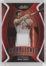 2022 Panini Absolute Established Threads Spectrum Red /25 Mike Trout #ET-MT qf8