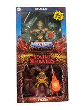 MOTU Masters of the Universe X Stranger Things He-Man & Vecna Action Figures
