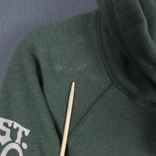 Von Dutch Is Still Alive Hoodie Mens 3XL Green Pullover Sweatshirt XXXL USA Made - Picture 3 of 9