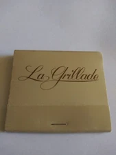 Vintage Matches From La Grillade Highwood Illinois