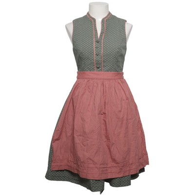 Marjo, Dirndl, Größe: 36, PA 20013, Grün/Pink, Baumwolle, Damen #njF