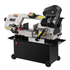 Metal Horizontal Band Saw 7 x 12 in 1.1 kW Motor Variable Speed Bandsaw 110/220V