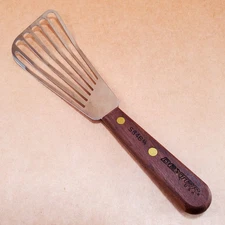 NEW Dexter USA S846 1/2 Wood Handle Slotted Fish Turner Spatula Rosewood 6.5"