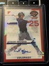 2025 Panini Prospect Edition #183 Ethan Hedges  - Red #/199