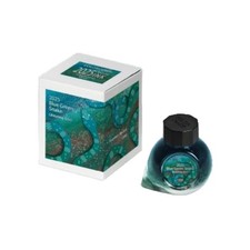 Colorverse 2025 Special Ink Blue Green Snake Glistening Silver 15ml Fountain Pen