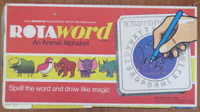 Rota Word Spirograph Ein Tier Alphabet Schablone Zeichenset Anleitung 26 Disc