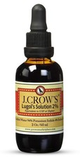 Lugol s Solution of Iodine 2 2 Fl Oz J.CROWS Lugols Bottle Premium Potassium