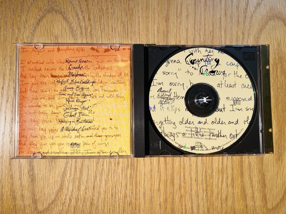 Counting Crows ‎– August And Everything After - Immagine 2 di 3