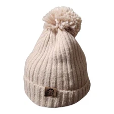 C&C California Women's Ribbed Knit Pom Pom Cuffed Beanie Hat