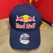 Red Bull Casual Dark Blue Baseball Cap with E...