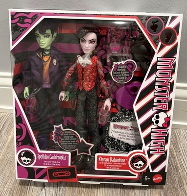 Monster High Kieran Valentine and Spelldon Cauldronello Dolls 2-Pack