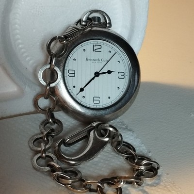 Kenneth Cole New York Taschenuhr Quarz inkl. Batterie mit Kette