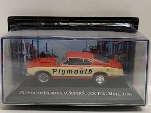 Plymouth Barracuda Super Stock Test Mule 1968 Muscle Cars 1:43 Altaya Diecast - Immagine 2 di 2