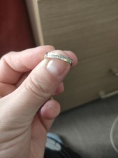 9 Carat Yellow Gold Diamond ring Size P purchased from Elma Jewelry Store