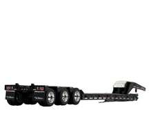 1/64 DCP BLACK TALBERT TRI AXLE LOWBOY TRAILER