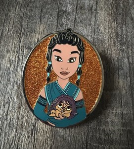 Raya and the Last Dragon Holding Tuk Tuk 2022 Glitter Disney Pin 155618