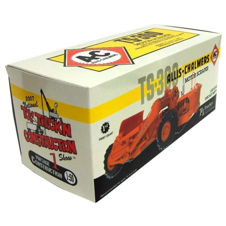 1/50 Allis Chalmers TS-300 Motor Scraper by 1st Gear 50-3099 - Image 4 of 4