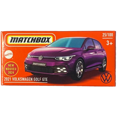 MATCHBOX POWER GRABS 2021 VOLKSWAGEN GOLF GTE 25/100 HVP37 1:64