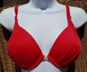 red bikini top push up