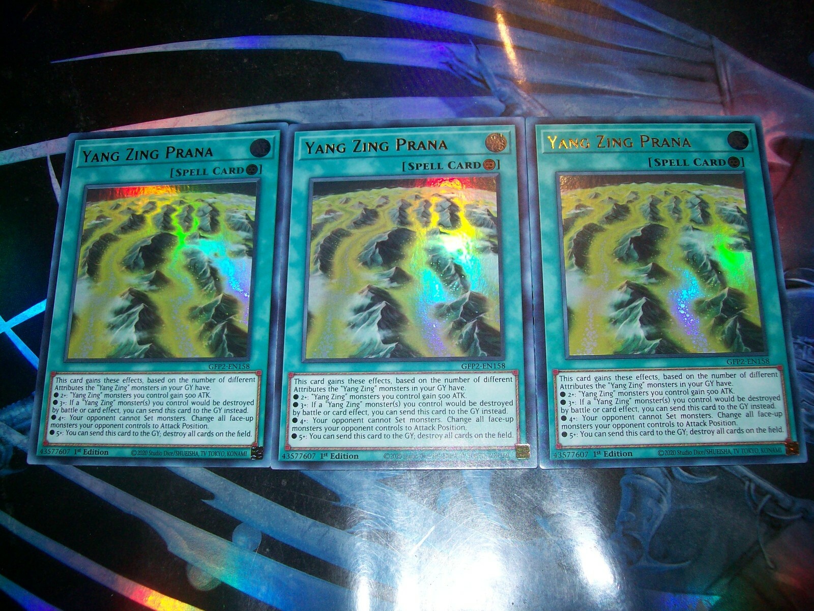 Yu-Gi-Oh! Yang Zing Prana Card (MP15-EN106) - Common, 1st Edition, Continuous Spell Card From Mega Pack 2015 - View #2