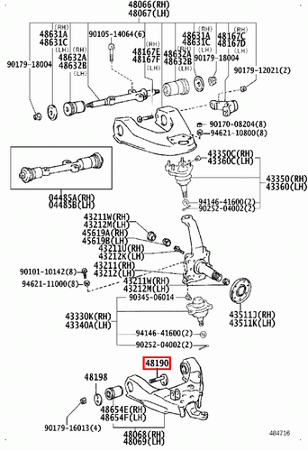Genuine Hilux LN109 LN108 LN107 KZN205 KZN165 Camber Adjusting Cam Bolt Set x4 - Picture 8 of 19