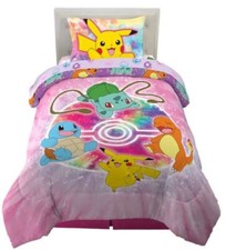 Pikachu "Tie-Dye" Kids Reversible Bed Set-W5299323974, W5999924524