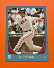 2011 Bowman Blue Parallel #1 Buster Posey #/500 - San Francisco Giants Legend