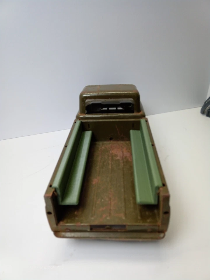 RARE Tonka GR-2-2431 Army Truck Bed Seats Army Olive Green - Image 4 of 4