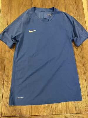Mens Nike Elite Vaporknit II Soccer Shirt Jersey Blue Small Mens Nike Elite Vaporknit II Soccer Shirt Jersey Blue Small