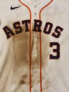 MLB Authenticated - Myles Straw 2021 Home Opening Day Game-Used Jersey