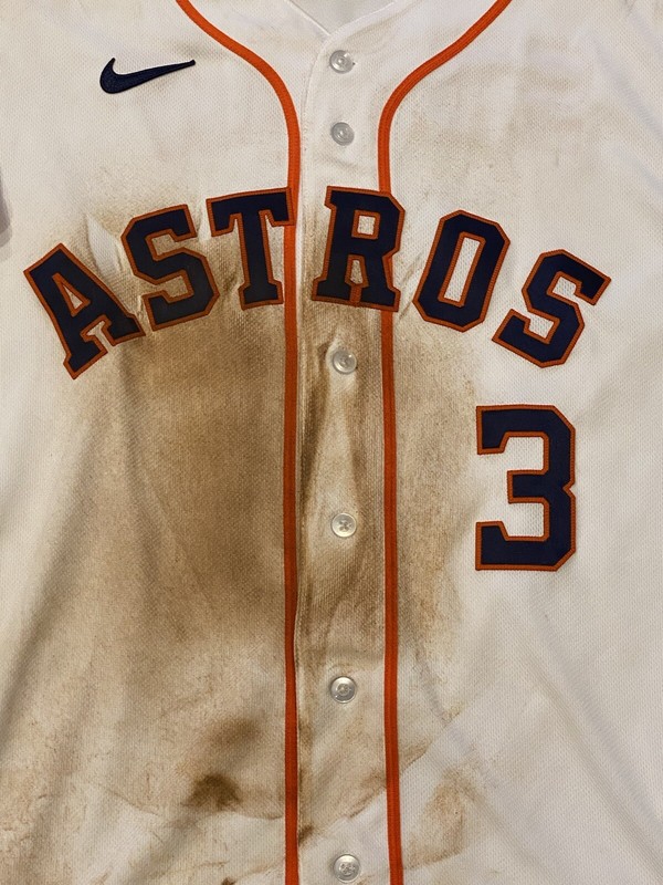 MLB Authenticated - Myles Straw 2021 Home Opening Day Game-Used Jersey