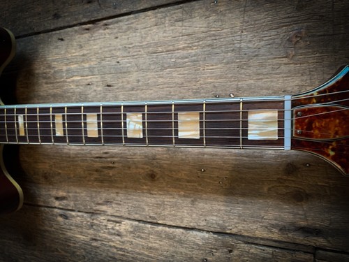 1963 Harmony H-77 Hollow body in Sunburst. owned by Micky Moody - Picture 12 of 17