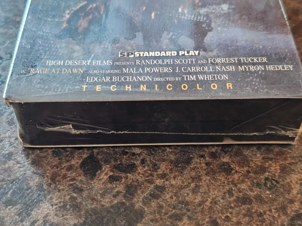 BRAND NEW Rage At Dawn (VHS; 1992) Randolph Scott RARE Sealed OOP - Image 2 of 4