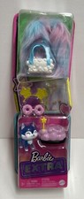 Barbie Extra kitty pet fashion pack faux fur jacket cloud purse NEW