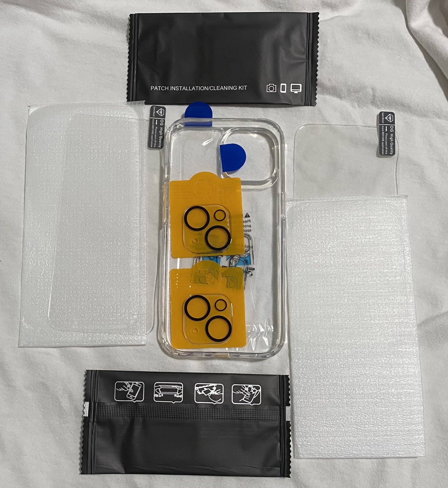 iPhone 15 Case+two Camera Protector+two Screen Protector-image