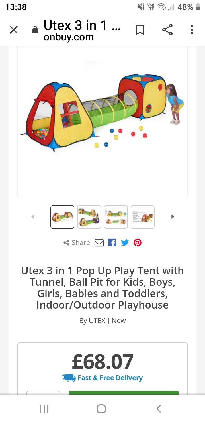 utex 3 in 1 pop up